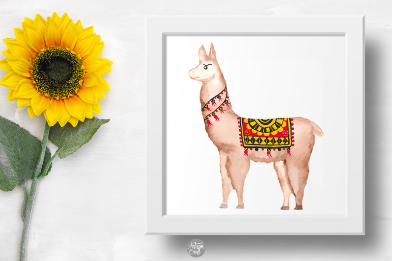 llama-watercolor-clipart