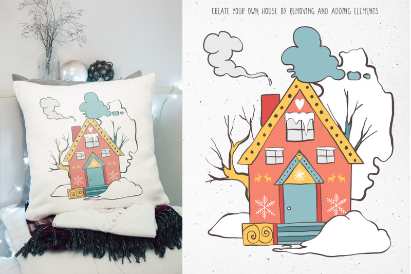 cozy-winter-houses-vector-illustrations