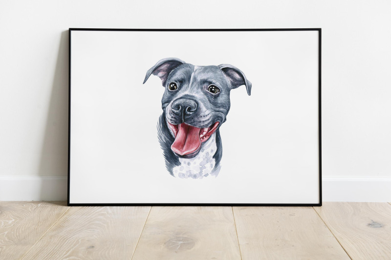 gray-dogs-watercolor-dog-set-illustrations-cute-10-dogs