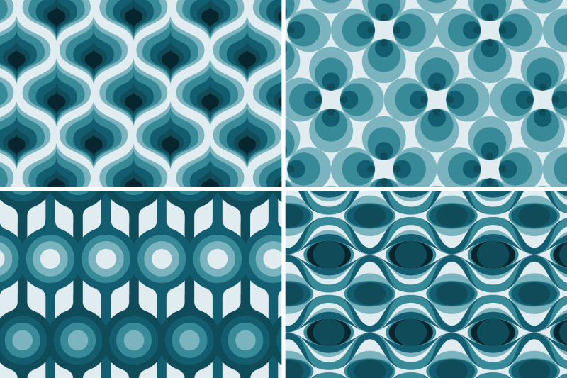 8-seamless-modern-retro-patterns-teal