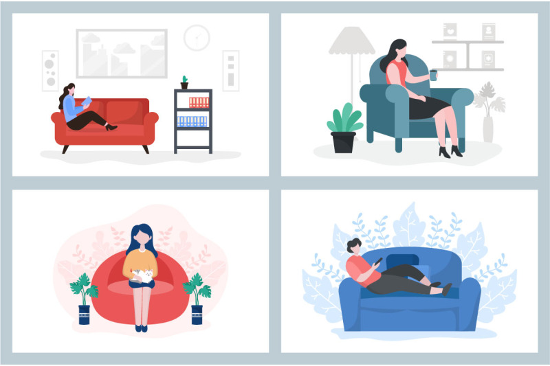 18-relax-at-home-vector-flat-illustration