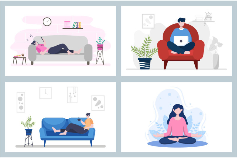 18-relax-at-home-vector-flat-illustration