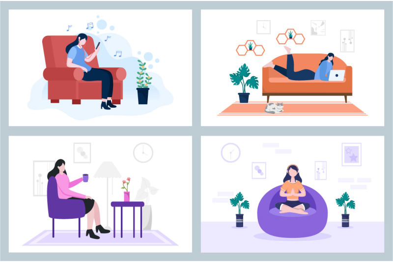 18-relax-at-home-vector-flat-illustration