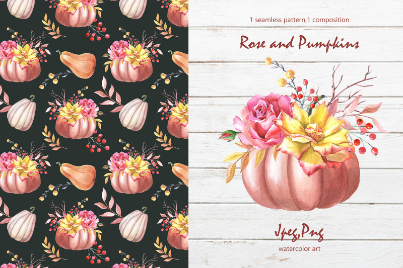 rose-and-pumpkins