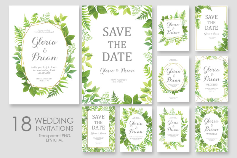 wedding-invitations-vector-set-4