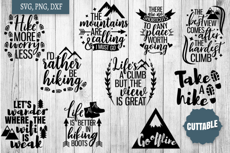 hiking-quote-bundle-hike-svg-quotes-hiking-cut-file-set