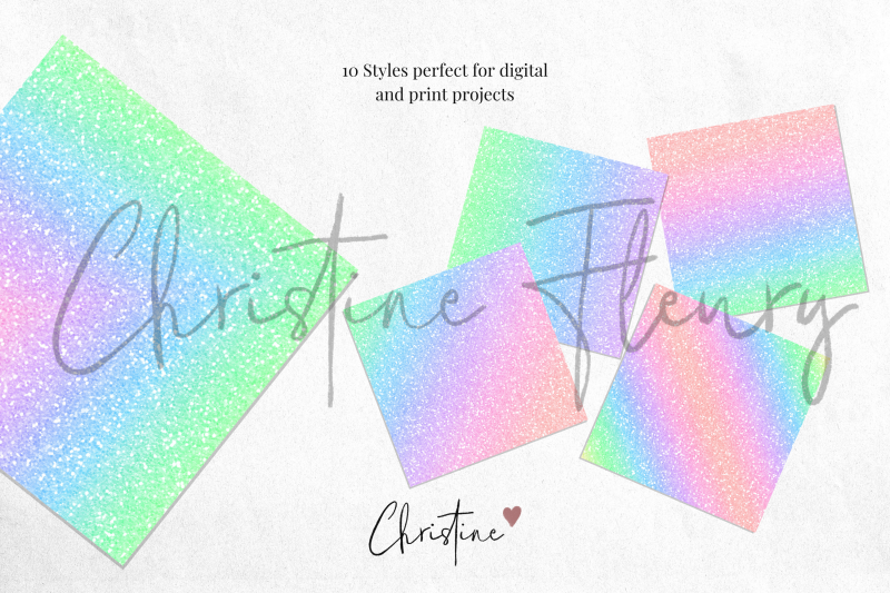pastel-rainbow-glitter-digital-paper