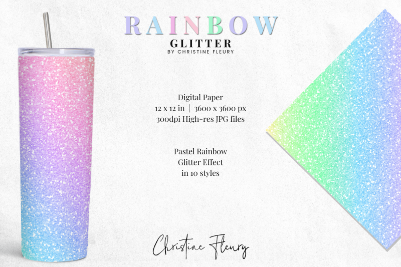 pastel-rainbow-glitter-digital-paper