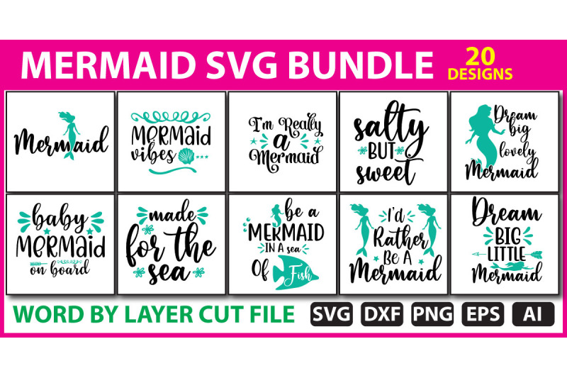 mermaid-svg-bundle-vol-2