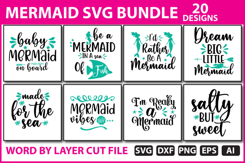 mermaid-svg-bundle-vol-2