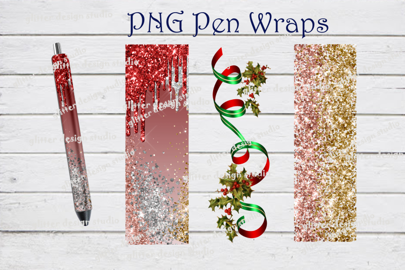 pen-wraps-template-christmas-pen-wrap-digital-design-pen-wraps-patte