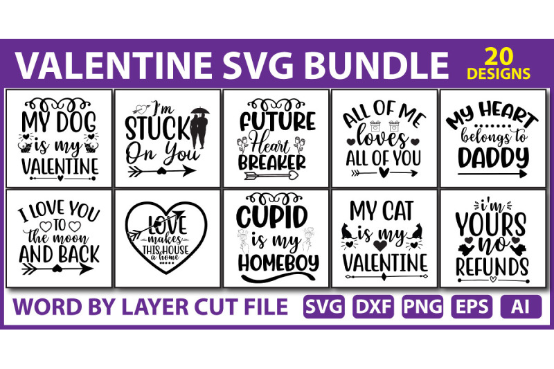 valentine-svg-bundle