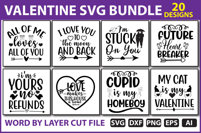 valentine-svg-bundle