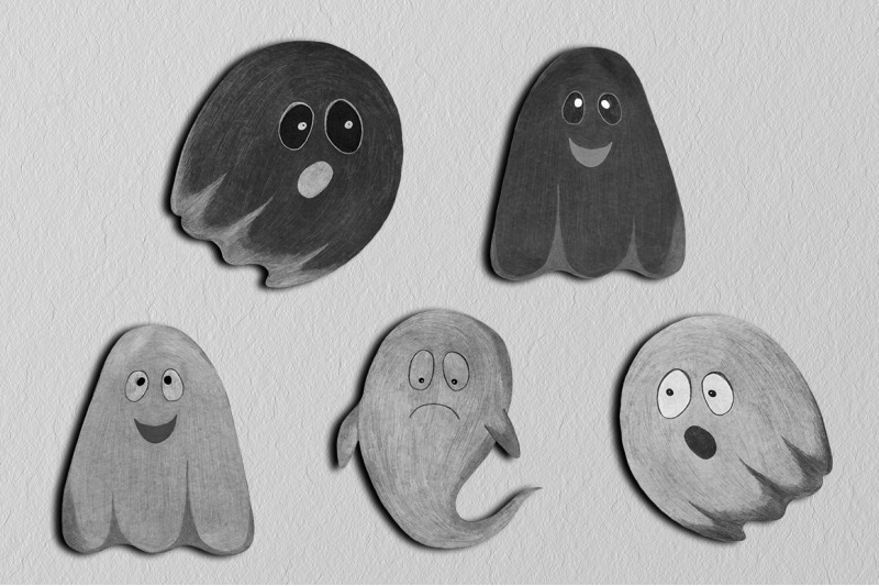 halloween-ghosts-clipart-drawn-by-colored-pencils