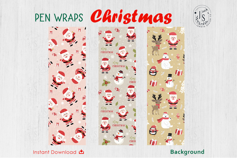 christmas-santa-claus-pen-wraps-file-set