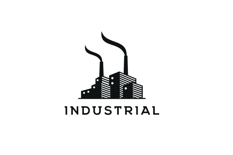 factory-building-logo-design-modern-industrial-logo-design