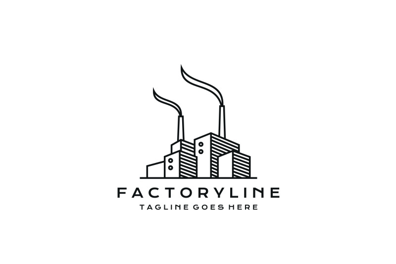 line-art-factory-building-logo-design-modern-industrial-logo-design