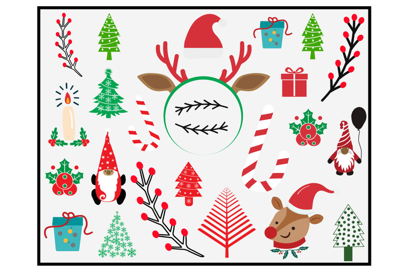 christmas-elements-vector-graphic