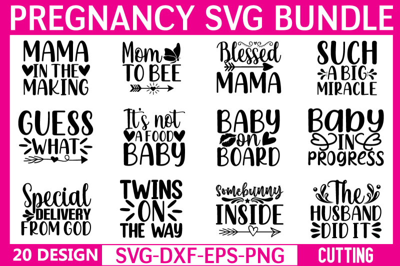 pregnancy-svg-bundle