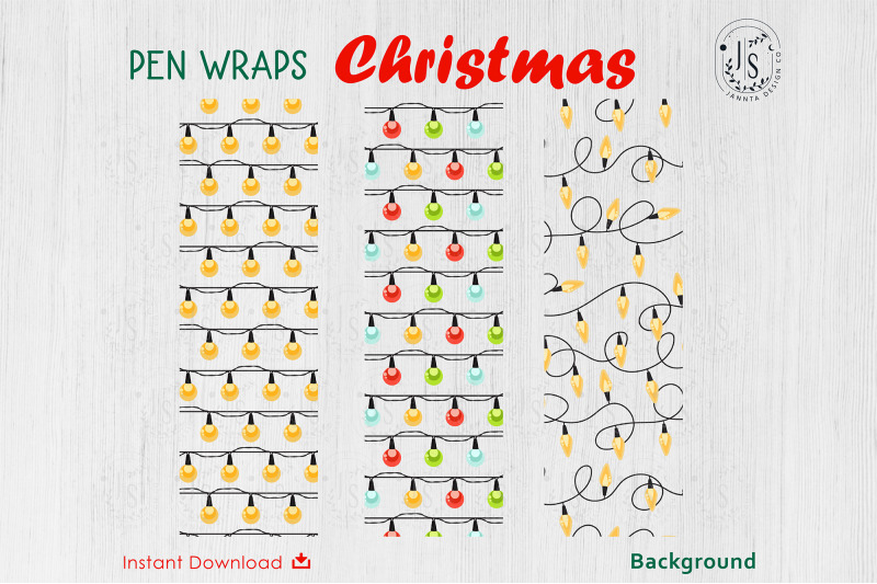 christmas-garland-lights-pen-wraps-file-set