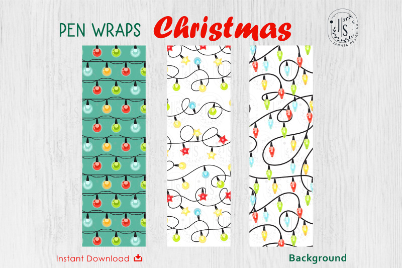 christmas-garland-lights-pen-wraps-file-set