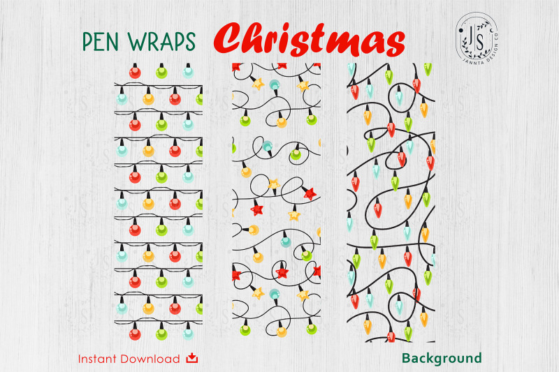 christmas-garland-lights-pen-wraps-file-set