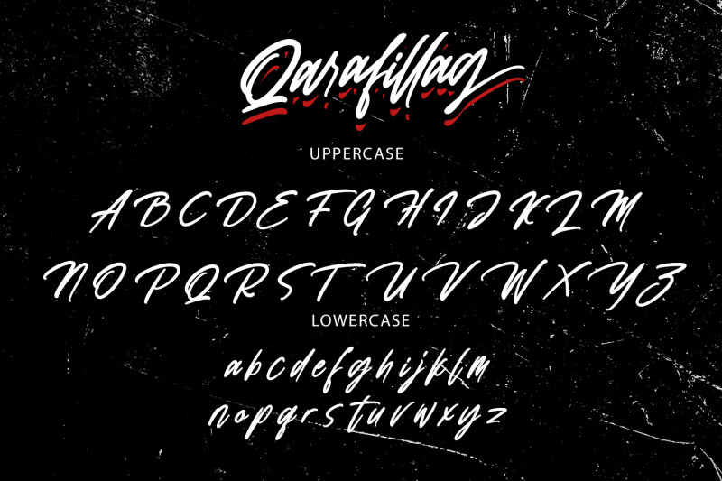 qarafillag-script-authentic-handcrafted-font