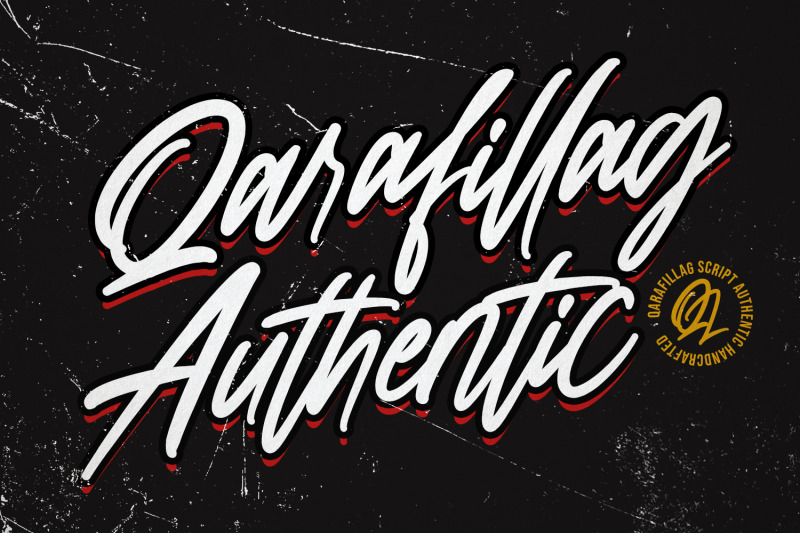 qarafillag-script-authentic-handcrafted-font