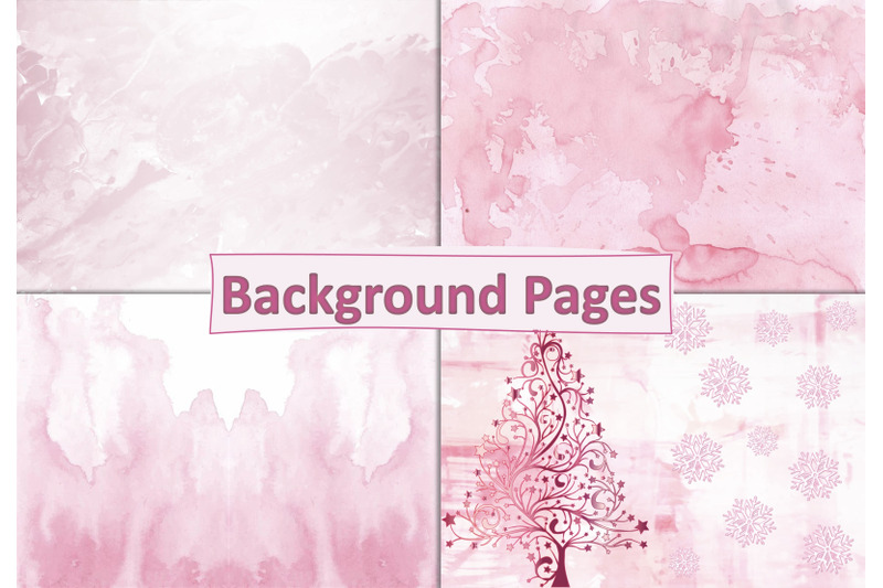 printable-pink-christmas-journal-kit