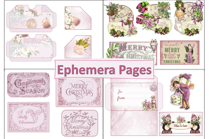 printable-pink-christmas-journal-kit