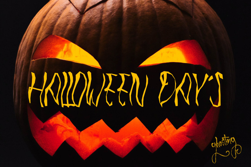 jumpkin-halloween-horror-font