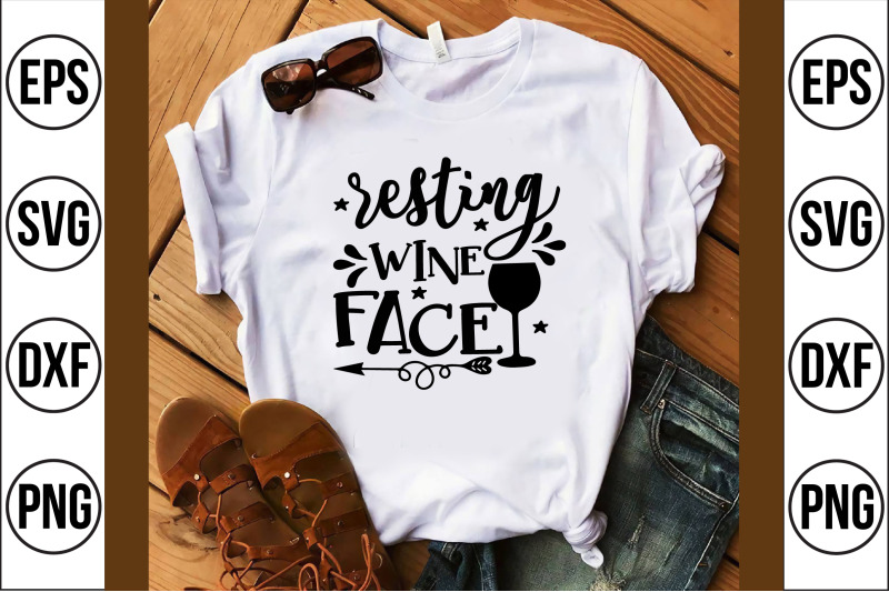 resting-wine-face-svg-cut-file