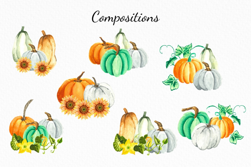 watercolor-fall-collection-pumpkins