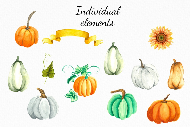 watercolor-fall-collection-pumpkins