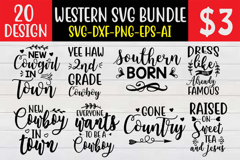 western-svg-bundle-cut-file