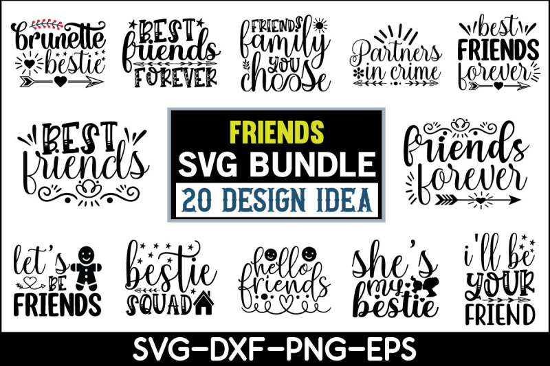 friends-svg-bundle