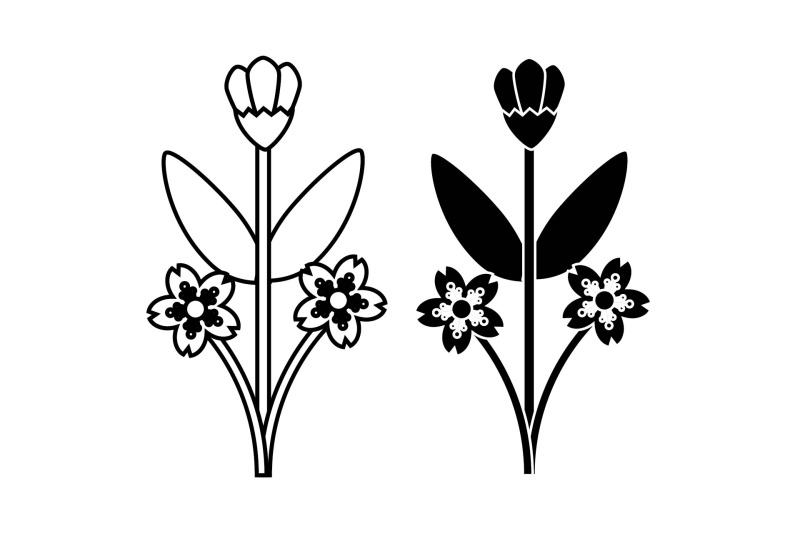 flower-bundle-outline-solid-nbsp-933