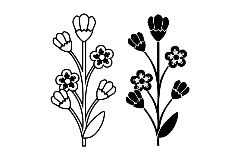 flower-bundle-outline-solid-nbsp-934