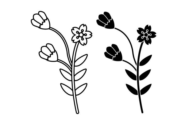 flower-bundle-outline-solid-nbsp-938