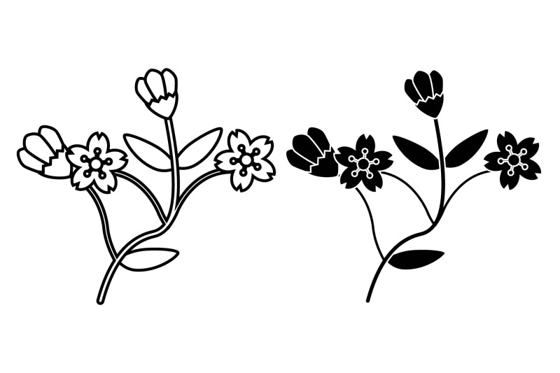 flower-bundle-outline-solid-nbsp-939