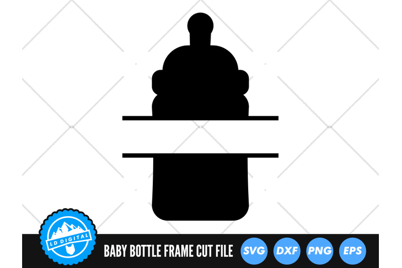 baby-bottle-split-frame-svg-milk-bottle-monogram-cut-file-newborn