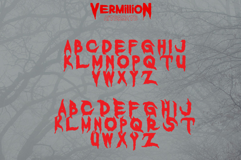 vermillion-halloween-font