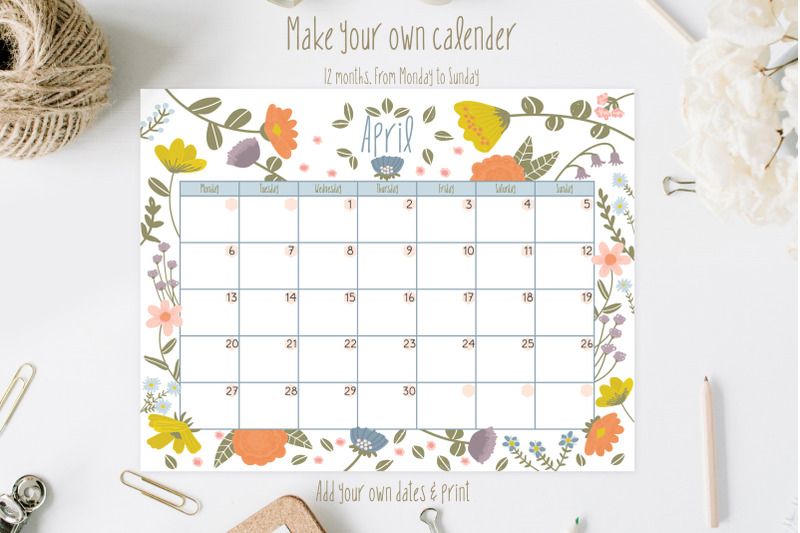 12-monthly-calendar-floral-blank-template-multi-language