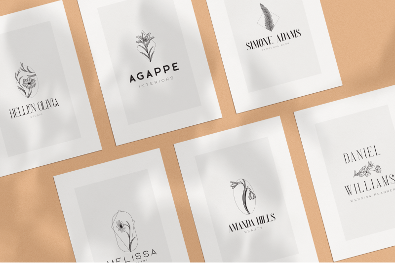 doux-floral-logos-fonts-included