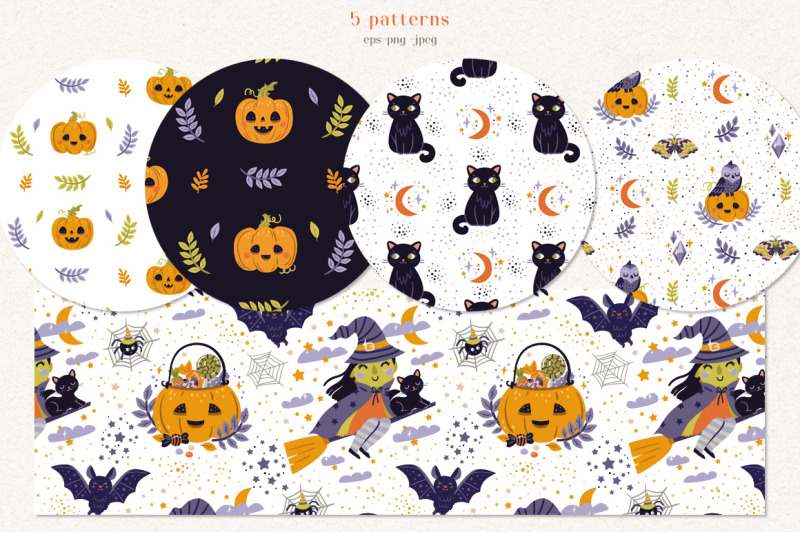 Trick or treat collection By Wenona | TheHungryJPEG