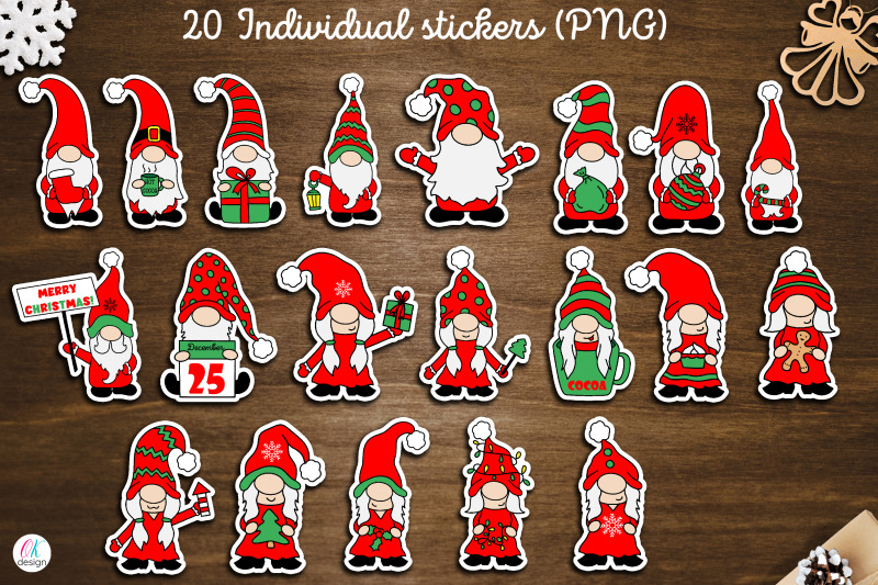 gnome-christmas-stickers-christmas-sticker-bundle-20-printable-stick