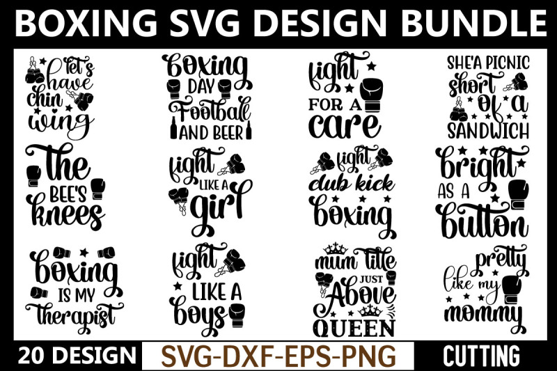 boxing-svg-bundle