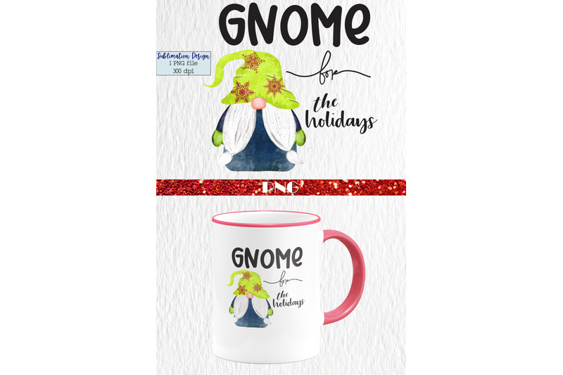 sublimation-christmas-gnome-sweet-gnome