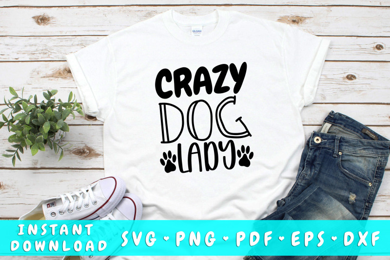 crazy-dog-lady-svg