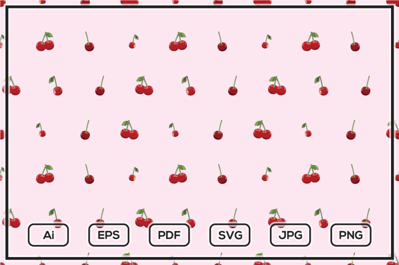 cherry-illustration-seamless-pattern-design